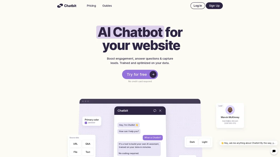 Chatbit – AI Chatbots for Your Website