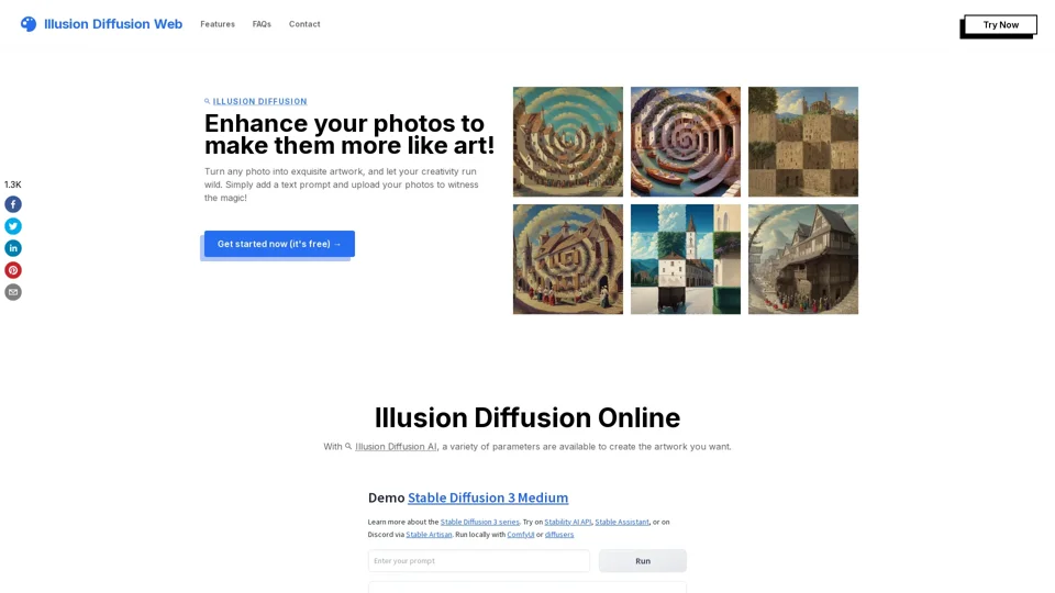 Illusion Diffusion: Free to Use AI - Illusion Diffusion Web