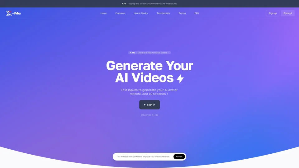 X-Me: Generate Your AI Avatar Videos!