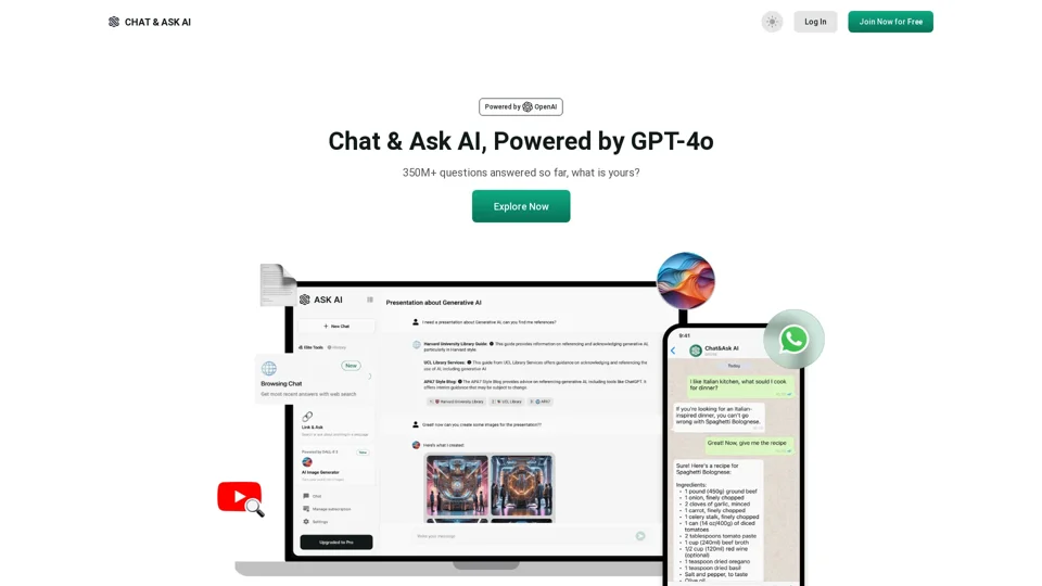 Chat & Ask AI - AI Powered Chatbot Assistant