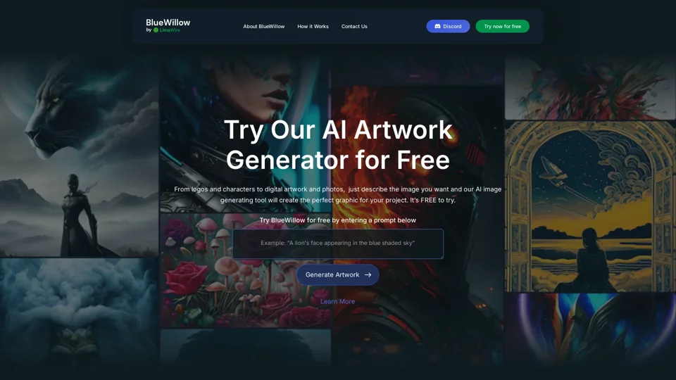 BlueWillow | Free AI Art Generator