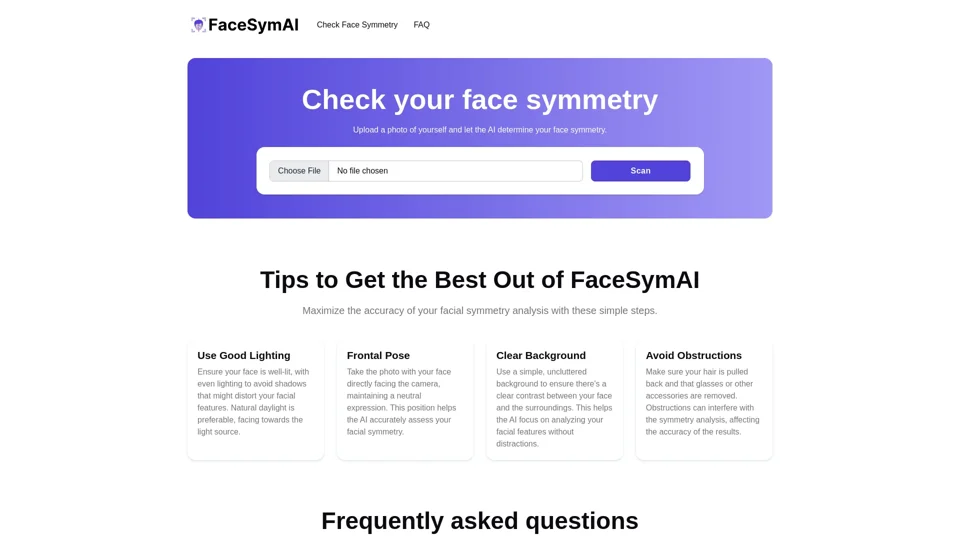 Determine Your Face Symmetry with AI