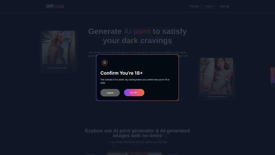 OffRobe AI Porn Generator - Create Naughty AI Porn Pics