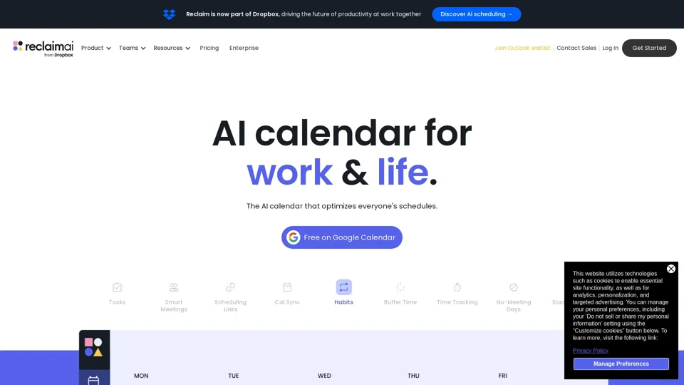 Reclaim AI | Smart Scheduling App for Teams