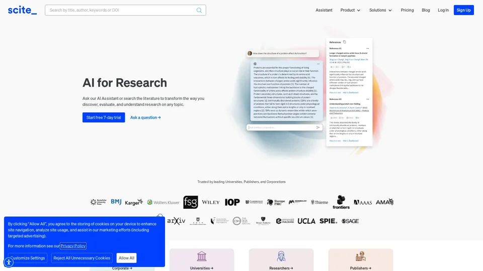 AI for Research | Scite