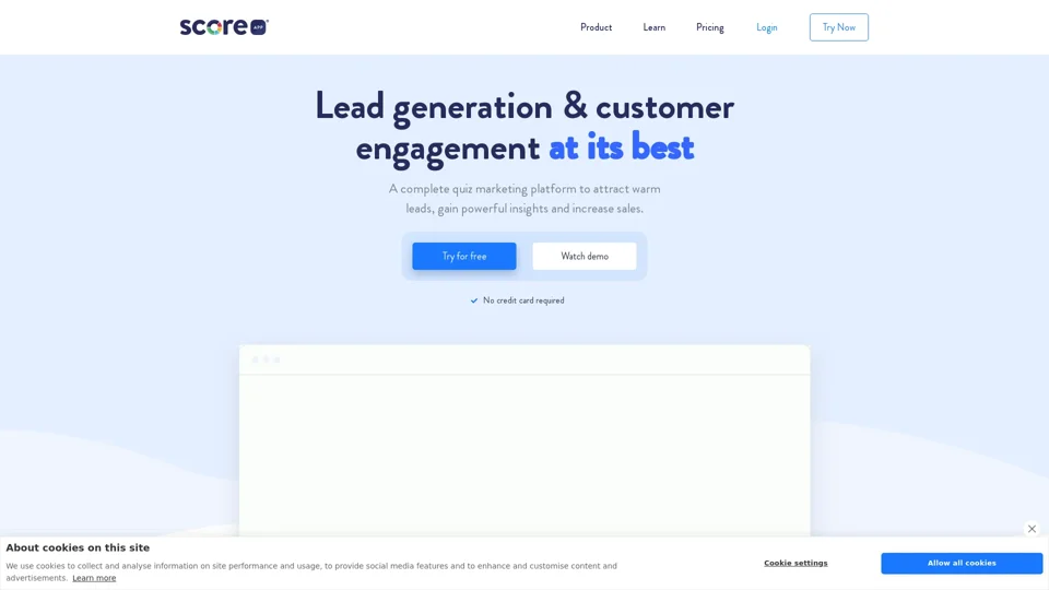 ScoreApp: Advanced Quiz Funnel Marketing | Quiz Software