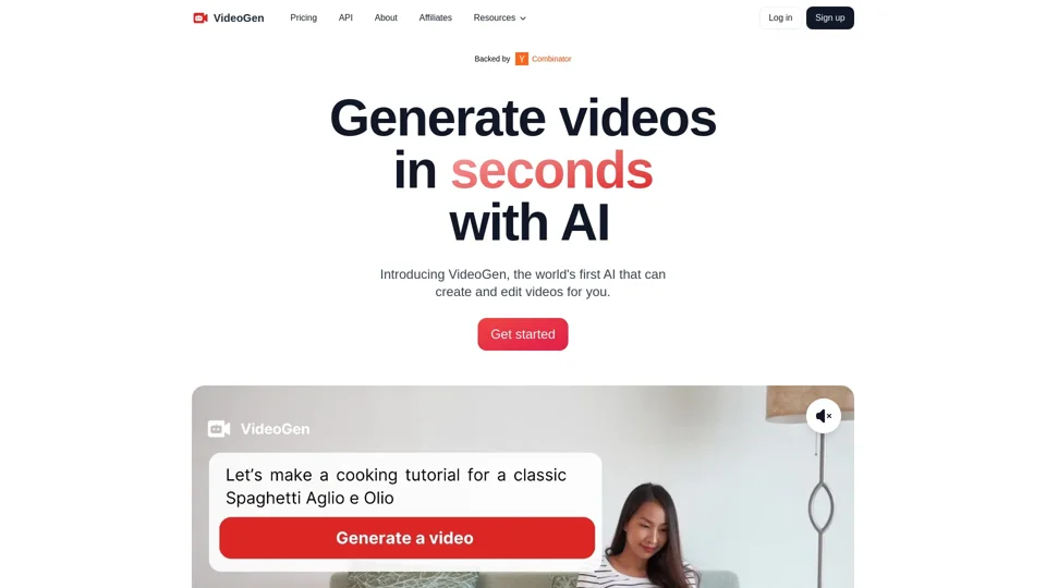 VideoGen - AI Video Generator - Create Videos in Seconds