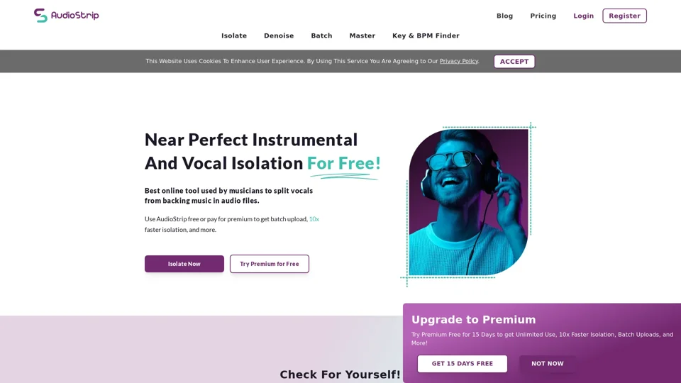 AudioStrip - The Best Online Vocal Isolator for Free