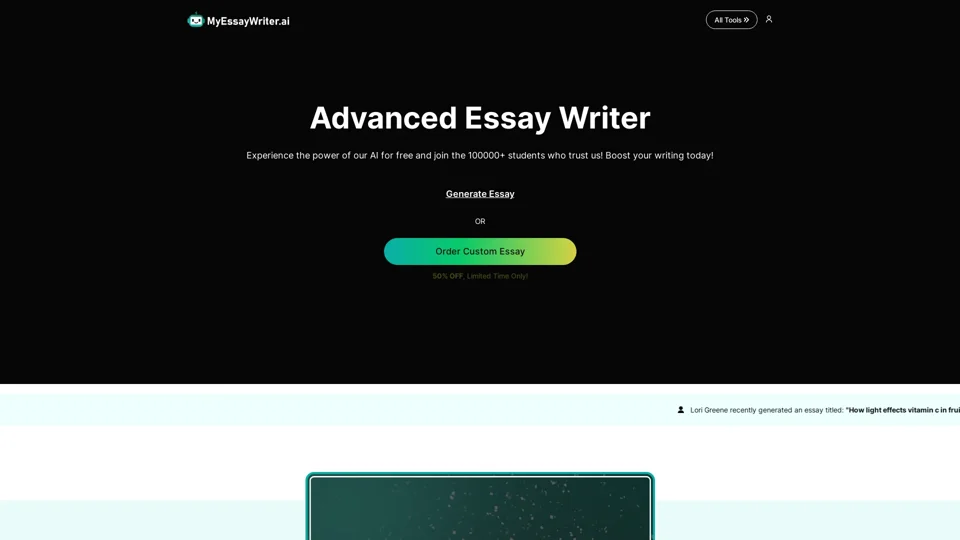 Essay Writer | Free Essay Generator