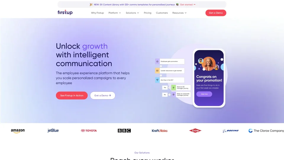 Firstup: The First Intelligent Communication Platform