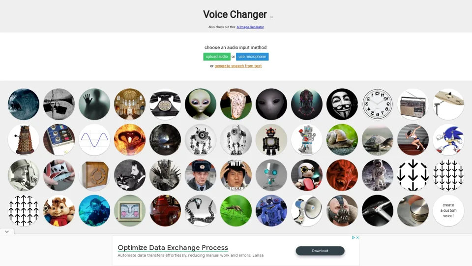 Voice Changer - Online & Free