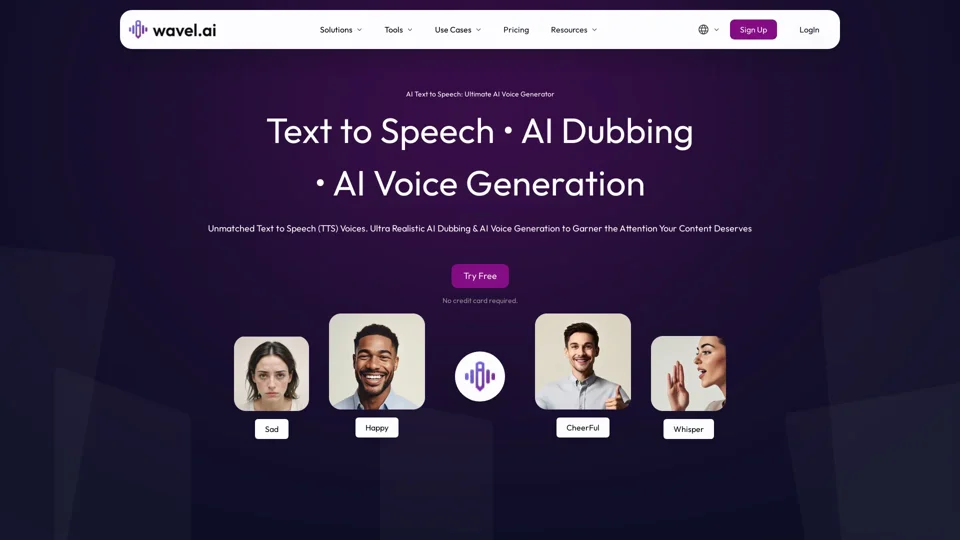 Wavel AI | Best Text-to-Speech Voice Solutions for Videos And Localization