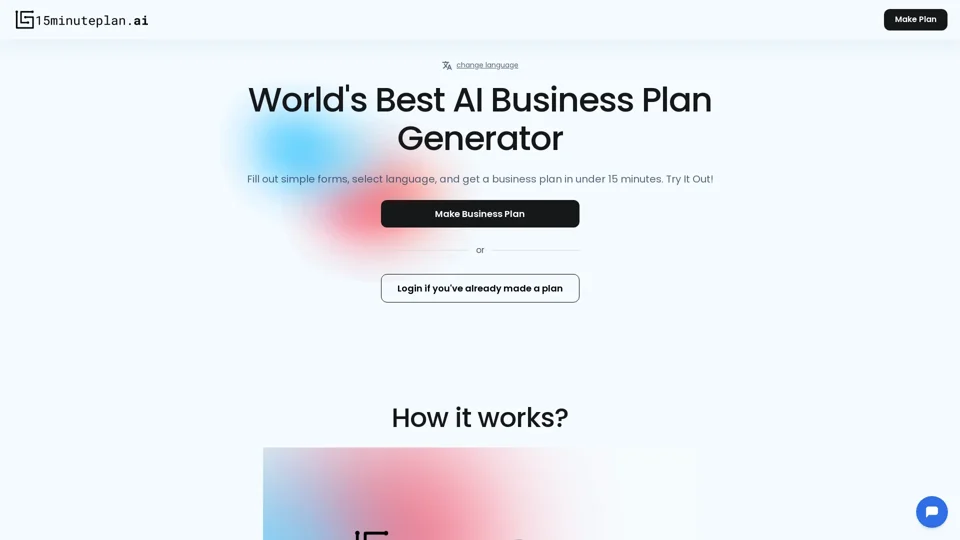 AI Business Plan Generator | Be Done In 15 Minutes