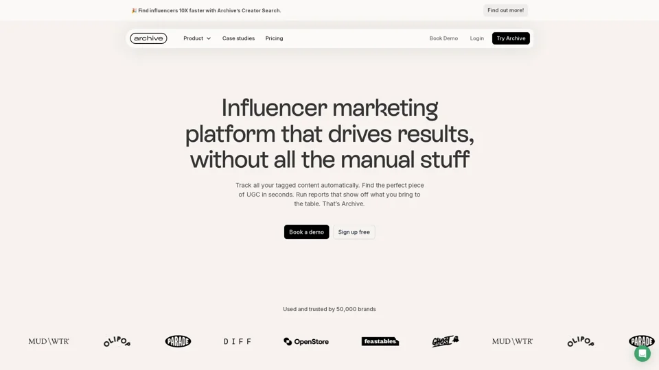 Archive | Influencer Marketing Platform