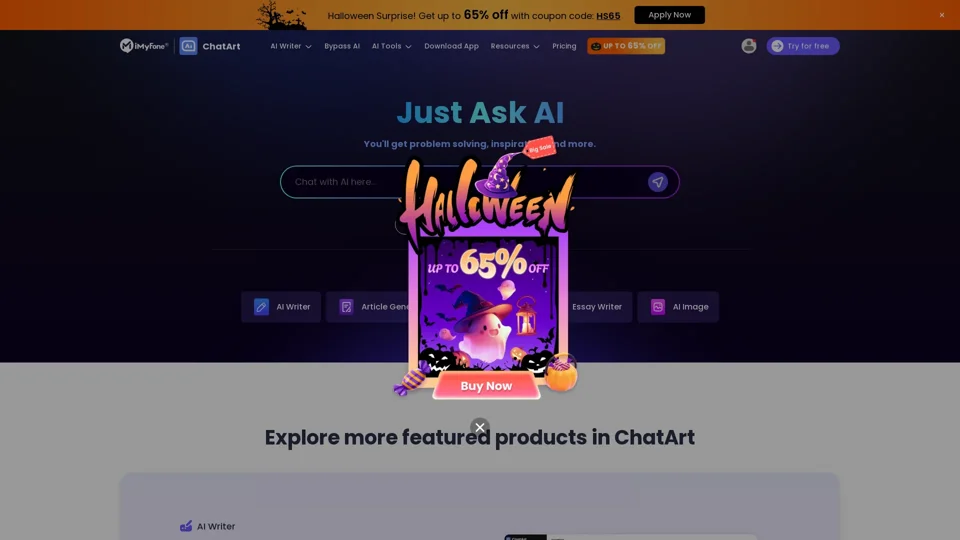 ChatArt - AI Writer, AI SEO, AI Chatbot, Content Detector