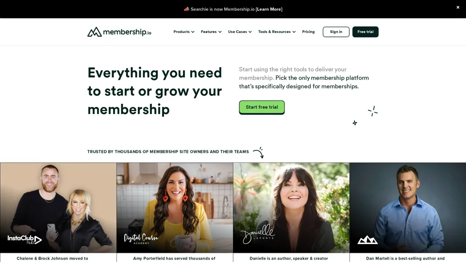 Membership.io | The best online platform for your membership business