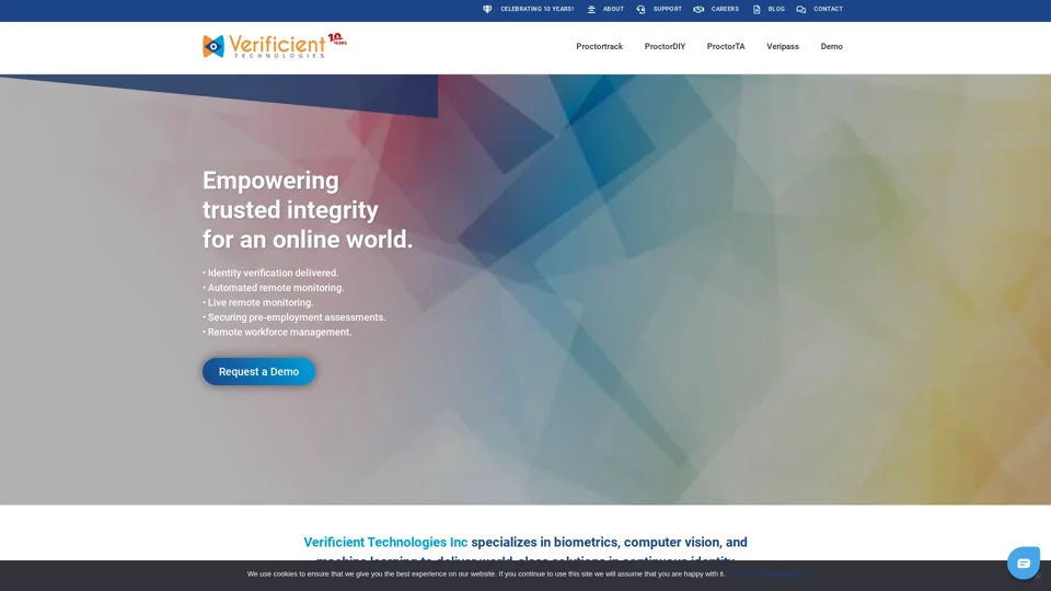 Verificient | Online Identity Verification for Automated Monitoring