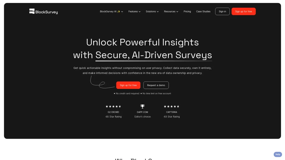 Unlock Powerful Insights with Secure, AI-Driven Surveys | BlockSurvey