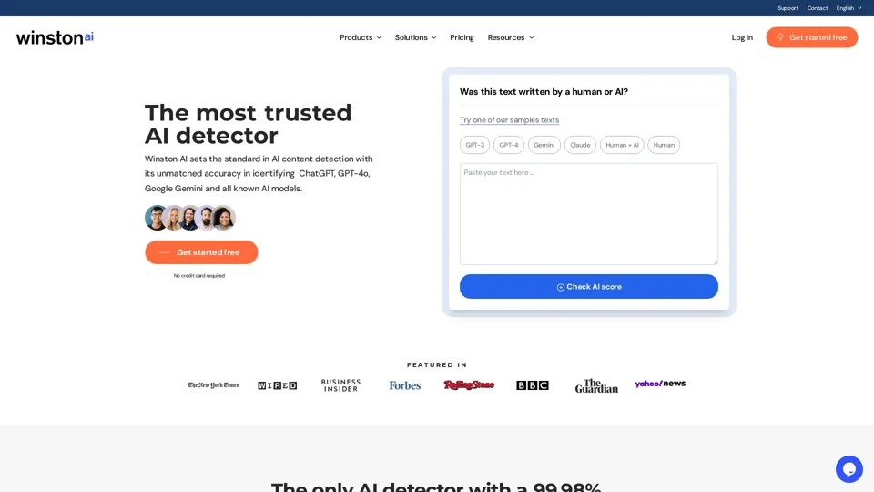 The Most Trusted AI Detector | ChatGPT Detection Tool