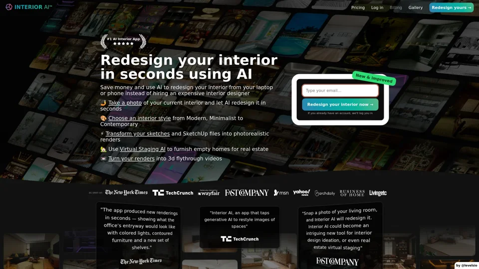 Interior AI™ | #1 AI Interior Designer, Virtual Staging AI tool + Room GPT AI Room Generator