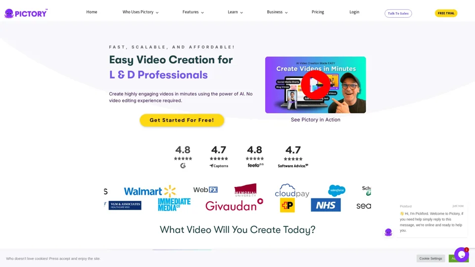 Pictory - Easy Video Creation For EVERYONE