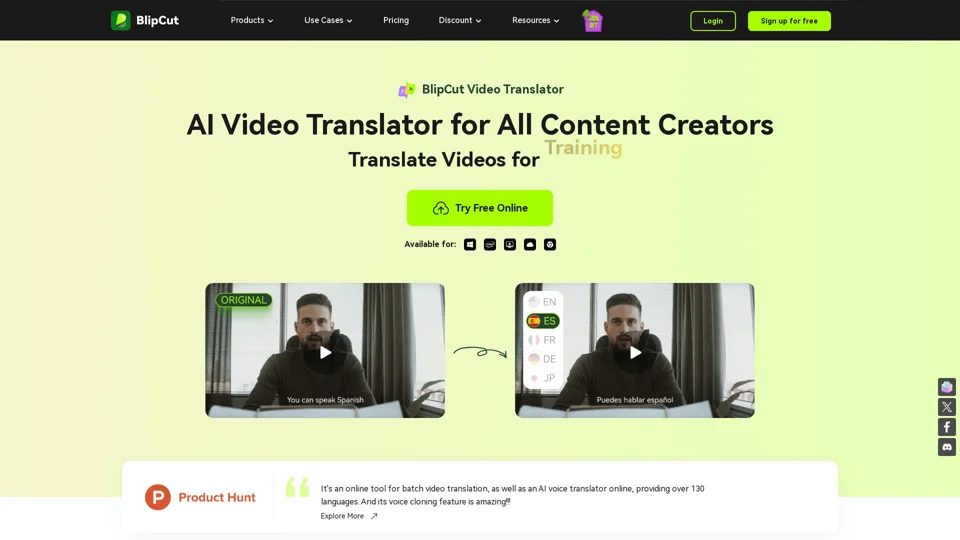 Free AI Video Translator: Translate Videos to 130 Languages